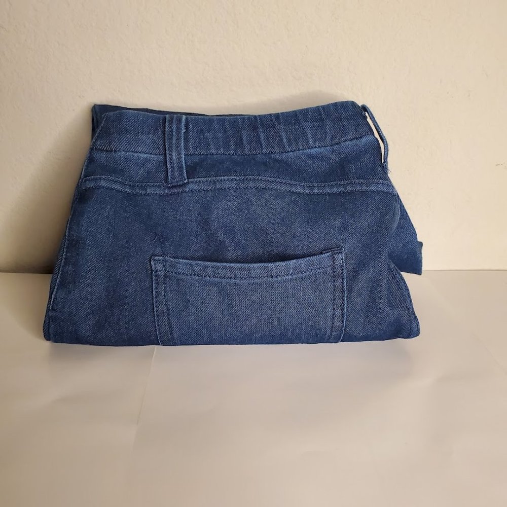 Faded Glory MidRise Capri Stretch Jeans Size L